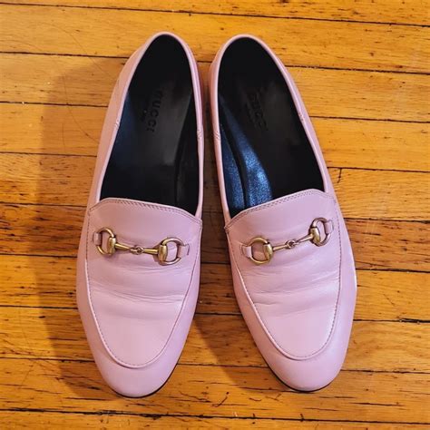 gucci brixton pink loafers|Gucci suede loafers.